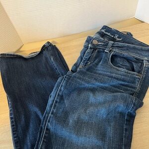 American Eagle Dark Blue Stretch Denim